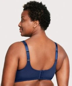 Glamorise MagicLift Minimizer Wirefree Bra - Blue -BRASTOGO Sales glamorise magiclift minimizer bra blue 2