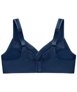 Glamorise MagicLift Minimizer Wirefree Bra - Blue -BRASTOGO Sales glamorise magiclift minimizer bra blue 9