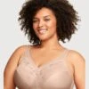 Glamorise MagicLift Minimizer Wirefree Bra - Cafe
