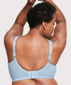 Glamorise MagicLift Moisture Wirefree Control Bra - Light Blue 12 Glamorise MagicLift Moisture Wirefree Control Bra - Light Blue -BRASTOGO Sales glamorise magiclift moisture control bra light blue 2 1