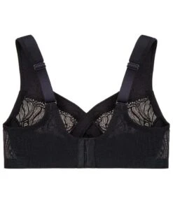Glamorise MagicLift Natural Shape Support Wirefree Bra - Black -BRASTOGO Sales glamorise magiclift natural shape support wire free bra black 7