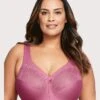 Glamorise MagicLift Natural Shape Support Wirefree Bra - Red Violet -BRASTOGO Sales glamorise magiclift natural shape support wire free bra red violet 1