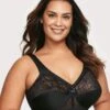 Glamorise MagicLift Original Wirefree Support Bra - Black -BRASTOGO Sales glamorise magiclift original support bra black 1