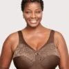 Glamorise MagicLift Original Wirefree Support Bra - Mocha -BRASTOGO Sales glamorise magiclift original support bra mocha 1