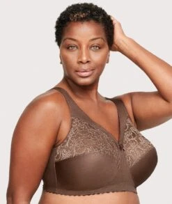 Glamorise MagicLift Original Wirefree Support Bra - Mocha -BRASTOGO Sales glamorise magiclift original support bra mocha 4