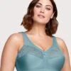 Glamorise MagicLift Original Wire-free Support Bra - Glacier -BRASTOGO Sales glamorise magiclift original wire free support bra glacier 1