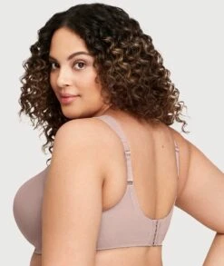 Glamorise MagicLift Seamless Wirefree Support T-Shirt Bra - Taupe -BRASTOGO Sales glamorise magiclift seamless support t shirt bra taupe 4