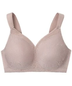 Glamorise MagicLift Seamless Wirefree Support T-Shirt Bra - Taupe -BRASTOGO Sales glamorise magiclift seamless support t shirt bra taupe 7