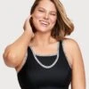 Glamorise No-Bounce Camisole Wirefree Sports Bra - Black