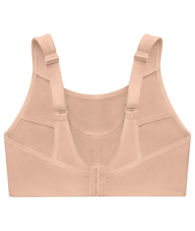 Glamorise No-Bounce Camisole Wirefree Sports Bra - Cafe 9 Glamorise No-Bounce Camisole Wirefree Sports Bra - Cafe - Image 7