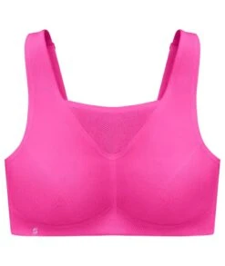 Glamorise No-Bounce Camisole Wirefree Sports Bra - Rose Violet -BRASTOGO Sales glamorise no bounce camisole sports bra rose violet 01