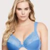 Glamorise WonderWire Front-Closure Bra - Blue 1 Glamorise WonderWire Front-Closure Bra - Blue -BRASTOGO Sales glamorise wonderwire front close bra blue 01