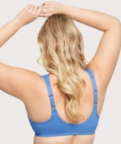 Glamorise WonderWire Front-Closure Bra - Blue 13 Glamorise WonderWire Front-Closure Bra - Blue -BRASTOGO Sales glamorise wonderwire front close bra blue 04