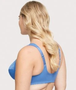 Glamorise WonderWire Front-Closure Bra - Blue 15 Glamorise WonderWire Front-Closure Bra - Blue -BRASTOGO Sales glamorise wonderwire front close bra blue 05