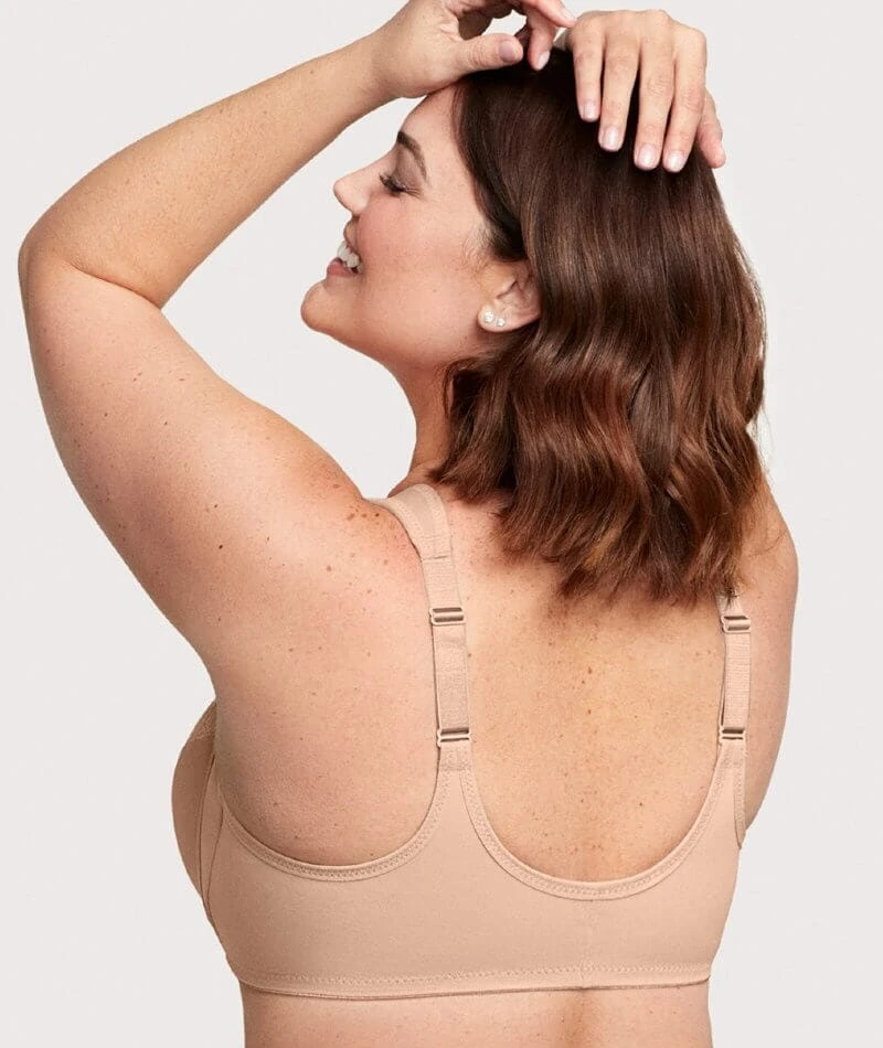 Glamorise WonderWire Front-Closure Bra - Cafe 6 Glamorise WonderWire Front-Closure Bra - Cafe - Image 4