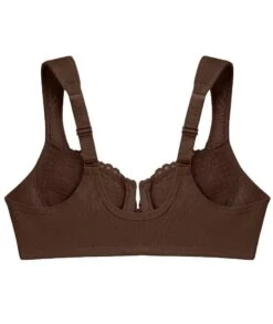 Glamorise WonderWire Front-Closure Bra - Mocha -BRASTOGO Sales glamorise wonderwire front close bra mocha 8