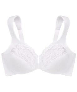 Glamorise WonderWire Front-Closure Bra - White -BRASTOGO Sales glamorise wonderwire front close bra white 02