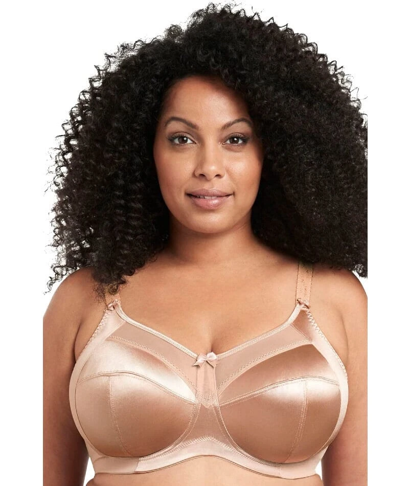 Wacoal Goddess Keira Soft Cup Wirefree Bra - Fawn 3 Wacoal Goddess Keira Soft Cup Wirefree Bra - Fawn
