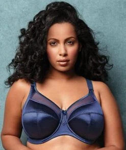 Wacoal Goddess Keira Underwired Banded Bra - Ink -BRASTOGO Sales goddess keira underwired banded bra ink 4