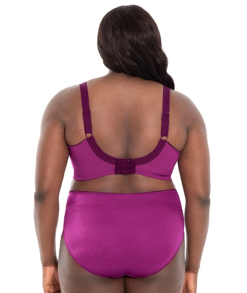 Wacoal Goddess Keira Underwired Banded Bra - Magenta Mix 6 Wacoal Goddess Keira Underwired Banded Bra - Magenta Mix - Image 4