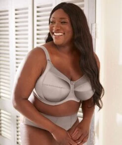 Wacoal Goddess Keira Underwired Banded Bra - Pebble -BRASTOGO Sales goddess keira underwired banded bra pebble 7