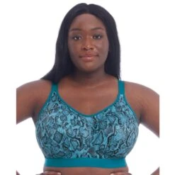 Wacoal Goddess Sport Wirefree Sports Bra - Teal