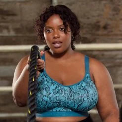 Wacoal Goddess Sport Wirefree Sports Bra - Teal 9 Wacoal Goddess Sport Wirefree Sports Bra - Teal -BRASTOGO Sales goddess sport non wired sports bra teal bg 4