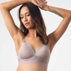 Hotmilk Ambition Non-Underwire Triangle Bra - Cosmetic Lilac -BRASTOGO Sales hotmilk atcl ambition non underwire triangle bra 3