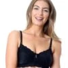 Hot Milk Ec Eclipse Maternity Wirefree Nursing Bra - Black -BRASTOGO Sales hotmilk eclipse maternity bra black 1