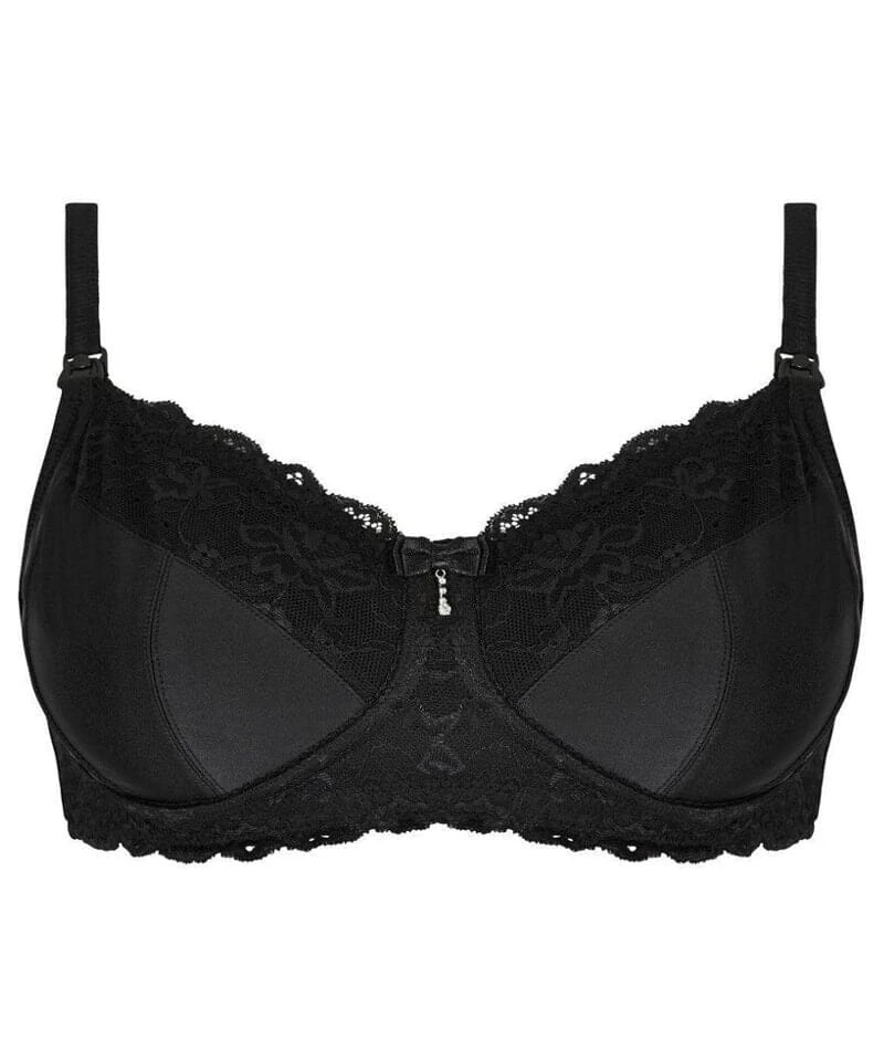 Hot Milk Ec Eclipse Maternity Wirefree Nursing Bra - Black 14 Hot Milk Ec Eclipse Maternity Wirefree Nursing Bra - Black - Image 12