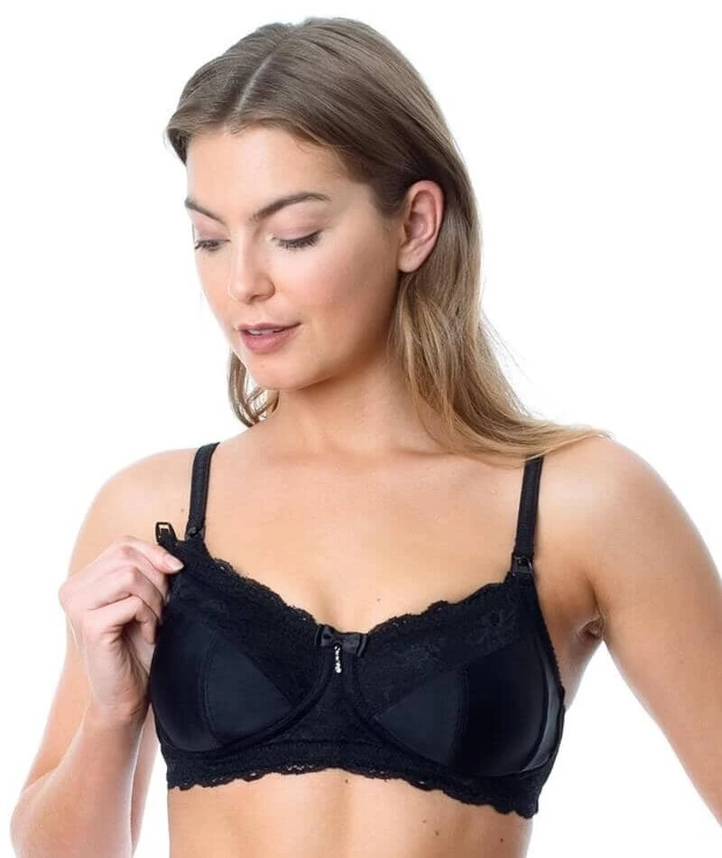 Hot Milk Ec Eclipse Maternity Wirefree Nursing Bra - Black 8 Hot Milk Ec Eclipse Maternity Wirefree Nursing Bra - Black - Image 6