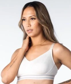 Hotmilk Elevate Cotton Multifit Wirefree Nursing Bra - Shell Marle -BRASTOGO Sales hotmilk elevate cotton multifit wire free nursing bra shell marle 4