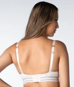 Hotmilk Elevate Cotton T-Shirt Wirefree Nursing Bra - Shell Marle -BRASTOGO Sales hotmilk elevate cotton t shirt wire free nursing bra shell marle 3