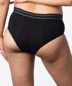 Hotmilk Elevate Moderate Leakproof Hi Brief - Black Marle -BRASTOGO Sales hotmilk elevate moderate leakproof hi brief black marle 3