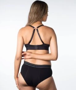 Hotmilk Elevate Cotton T-Shirt Wirefree Nursing Bra - Black Marle -BRASTOGO Sales hotmilk elevate moderate leakproof hi brief black marle 4 0c8c45c6 1c7e 4915 b9c6 69acde184e50