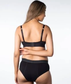 Hotmilk Elevate Moderate Leakproof Hi Brief - Black Marle -BRASTOGO Sales hotmilk elevate moderate leakproof hi brief black marle 6