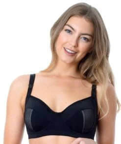 Hotmilk Enlighten Balconette Nursing Bra - Black -BRASTOGO Sales hotmilk enlighten balconette nursing bra black 15