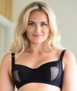 Hotmilk Enlighten Balconette Nursing Bra - Black -BRASTOGO Sales hotmilk enlighten balconette nursing bra black 20