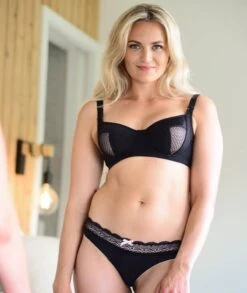 Hotmilk Enlighten Balconette Nursing Bra - Black -BRASTOGO Sales hotmilk enlighten balconette nursing bra black 21