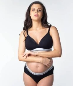 Hotmilk Icon Cotton Moderate Leakproof Hi Brief - Black -BRASTOGO Sales hotmilk icon cotton moderate leakproof hi brief black 2