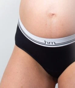 Hotmilk Icon Cotton Moderate Leakproof Hi Brief - Black -BRASTOGO Sales hotmilk icon cotton moderate leakproof hi brief black 6