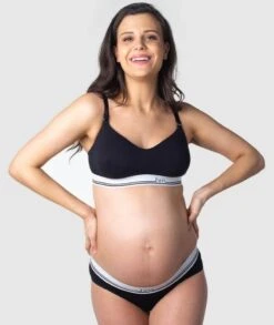 Hotmilk Icon Cotton Multifit Wire-free Nursing Bra - Black -BRASTOGO Sales hotmilk icon cotton multifit wire free nursing bra black 3