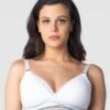 Hotmilk Icon Cotton T-Shirt Wire-free Nursing Bra - White -BRASTOGO Sales hotmilk icon cotton t shirt wire free nursing bra white 1