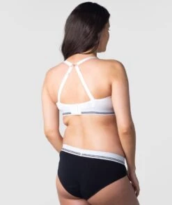 Hotmilk Icon Cotton T-Shirt Wire-free Nursing Bra - White -BRASTOGO Sales hotmilk icon cotton t shirt wire free nursing bra white 4