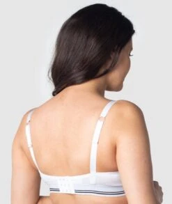 Hotmilk Icon Cotton T-Shirt Wire-free Nursing Bra - White -BRASTOGO Sales hotmilk icon cotton t shirt wire free nursing bra white 5