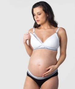 Hotmilk Icon Cotton T-Shirt Wire-free Nursing Bra - White -BRASTOGO Sales hotmilk icon cotton t shirt wire free nursing bra white 7