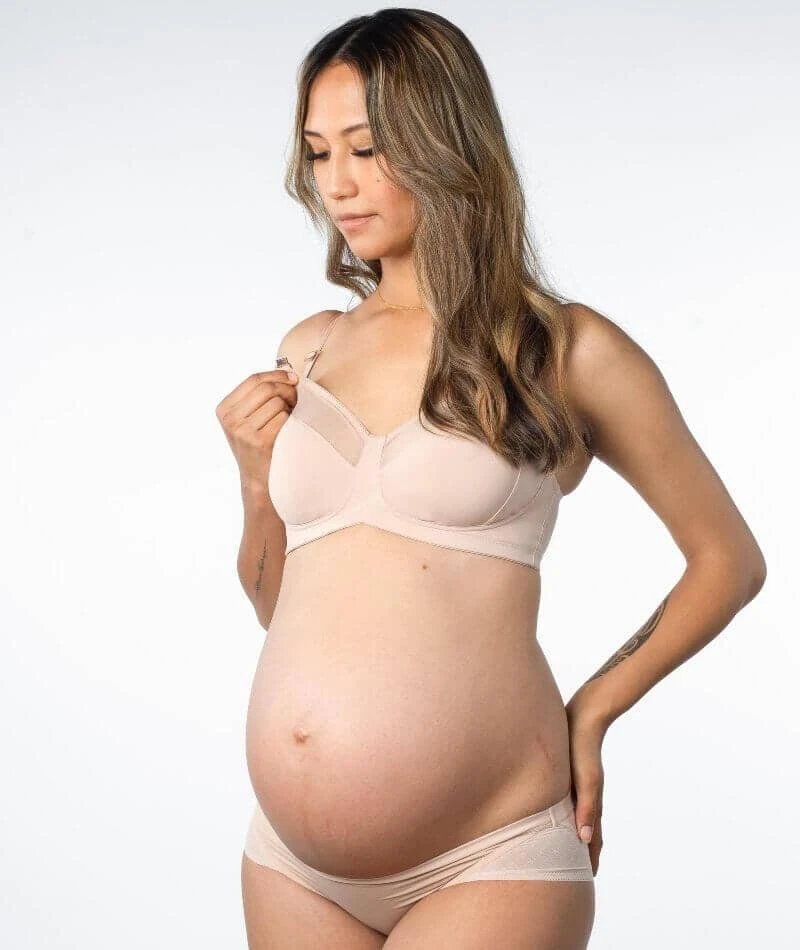 Hotmilk Lunar Eclipse Nursing Wirefree Bra - Naked 11 Hotmilk Lunar Eclipse Nursing Wirefree Bra - Naked - Image 9