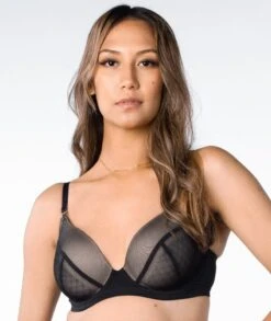 Hotmilk Lunar Eclipse Plunge Contour Nursing Bra - Black -BRASTOGO Sales hotmilk lunar eclipse plunge contour nursing bra black 7
