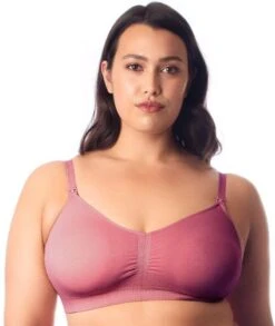 Hotmilk My Necessity Full Cup Wirefree Maternity & Nursing Bra - Rose Rouge