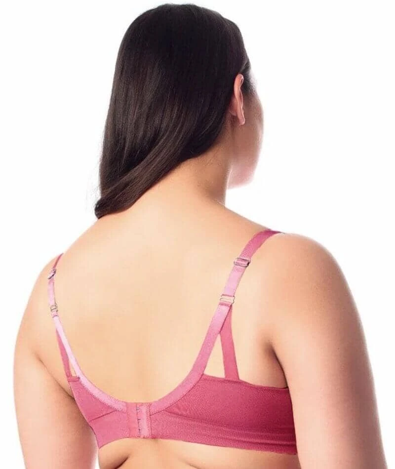 Hotmilk My Necessity Full Cup Wirefree Maternity & Nursing Bra - Rose Rouge 4 Hotmilk My Necessity Full Cup Wirefree Maternity & Nursing Bra - Rose Rouge - Image 2